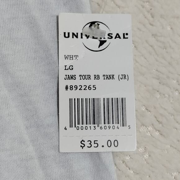 RARE Amity Island Jaws Universal Studios Tank Top Size LARGE Collectible NWT - Picture 4 of 11